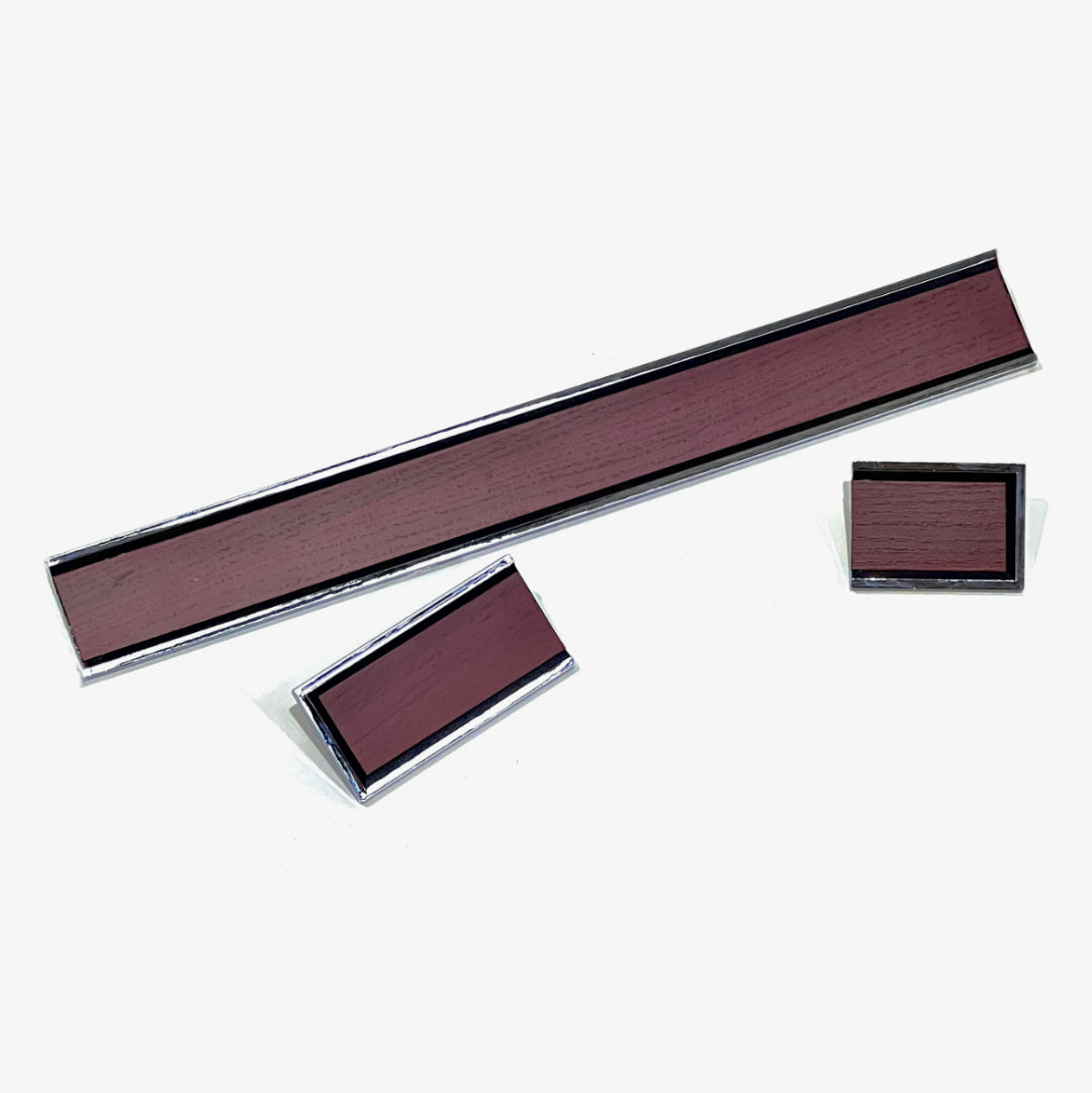 Ford XW XY GT Glovebox Natural Woodgrain Trim Kit