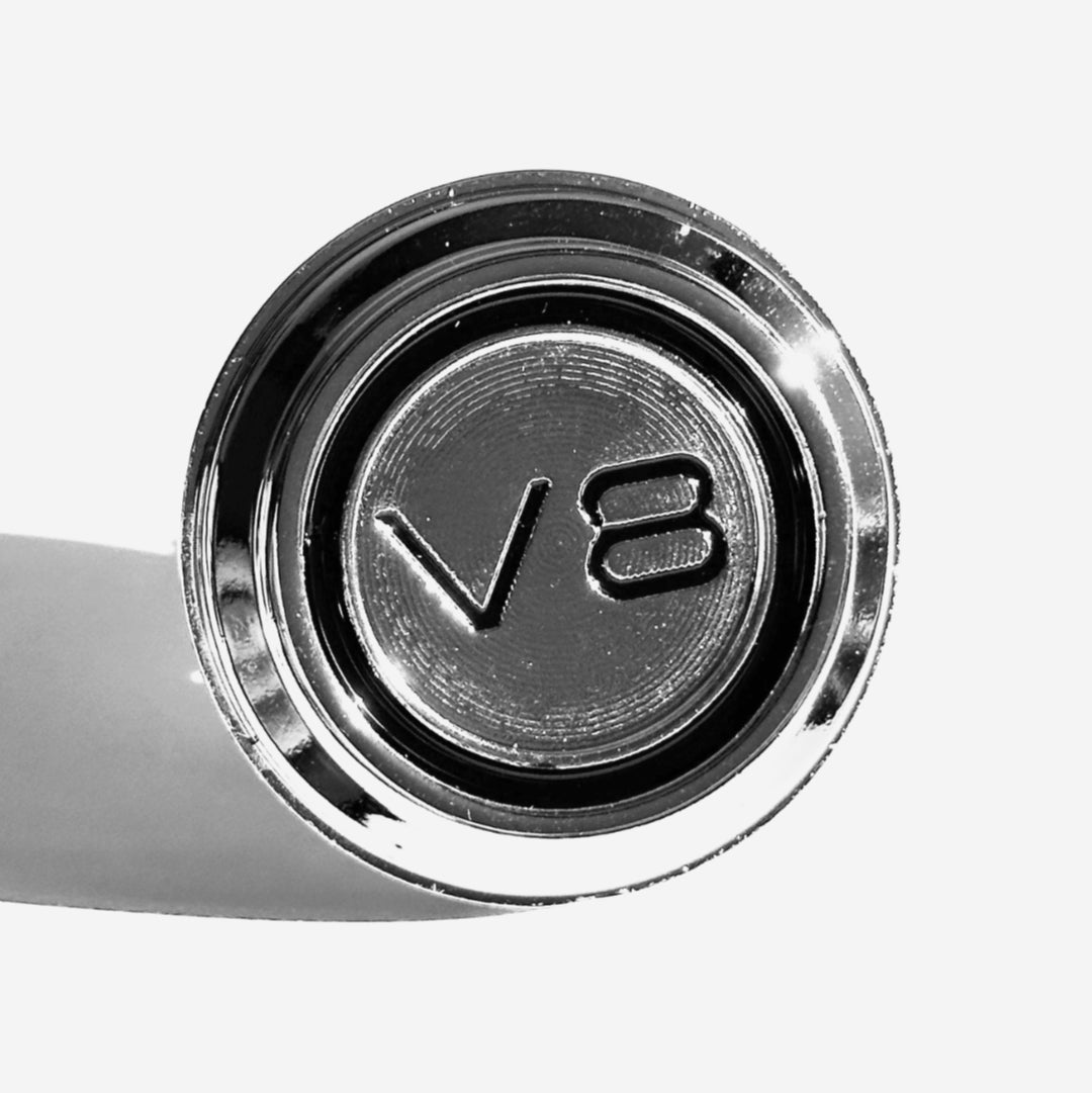 Ford Falcon V8 Dash Badge XW XY GT GS 302 351 K Chrome Silver