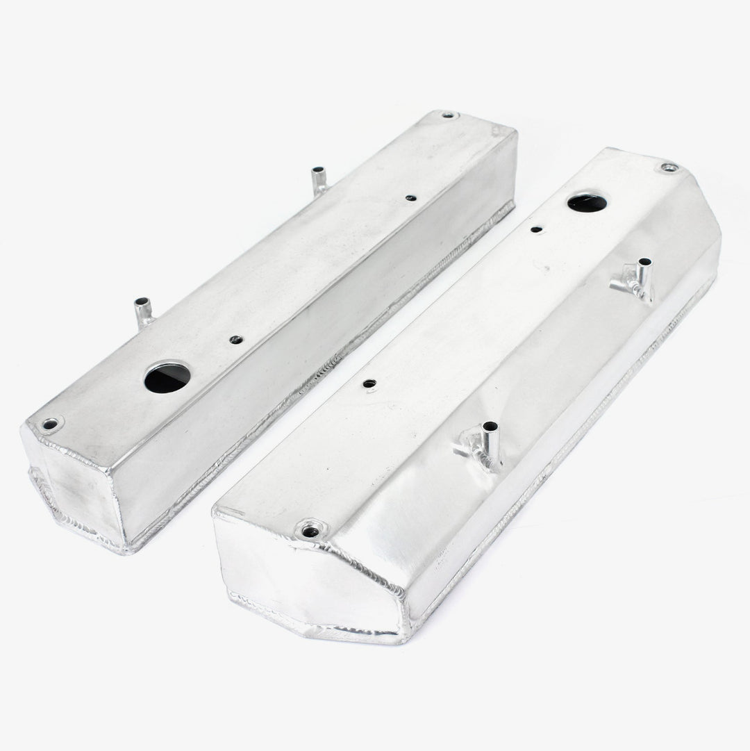 Holden 253 304 308 (304 Heads) Anodized Fabricated Valve Covers + Breathers
