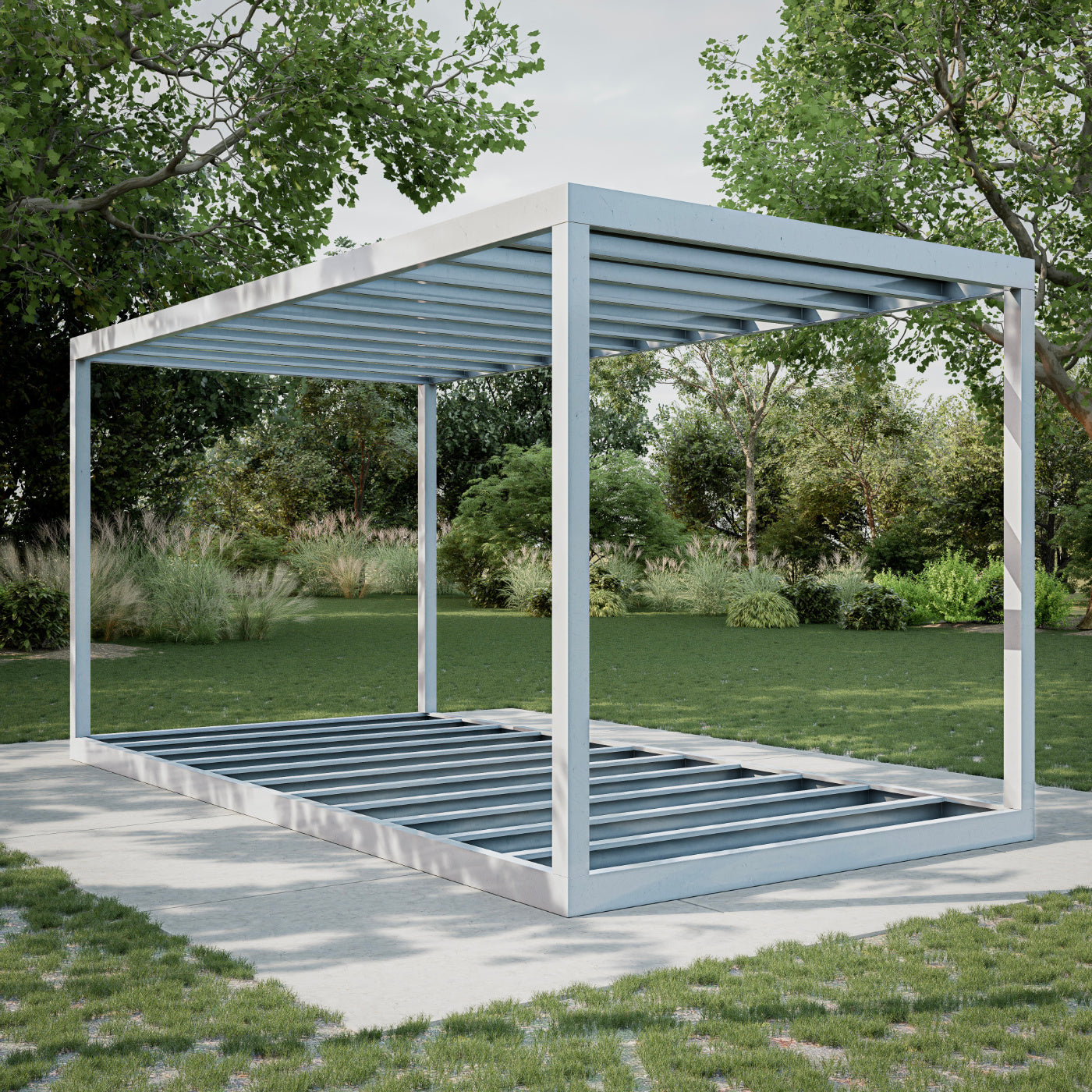 Shown with roof columns.