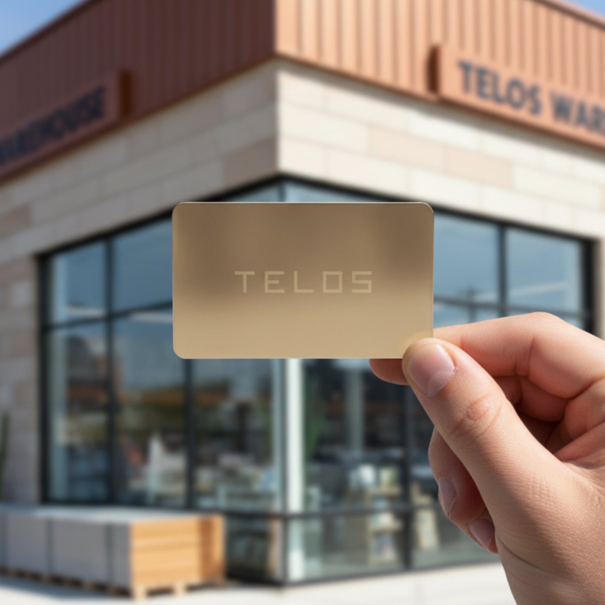 Telos Warehouse Building Supplier Trade Card